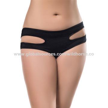 Bulk Buy China Wholesale Sexy Black Cut Out Open Crotch Panty $1.8 from  Wild Horse Group Co.,Ltd