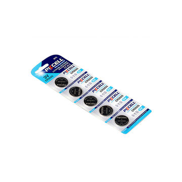 Buy Wholesale China Pkcell Blister Card 5pcs/ Card Coin Battery 3v Cr2025  Lithium Manganese Button Cell Battery & Cr2025 at USD 0.056