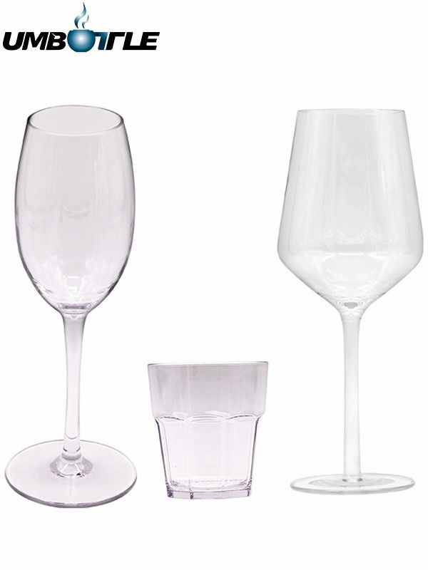 disposable plastic wine goblets