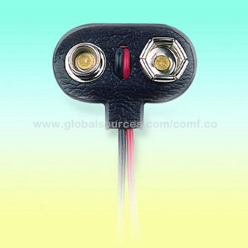 Taiwan PVC Cover Battery Snap in T Type for One 9V Cell with ...