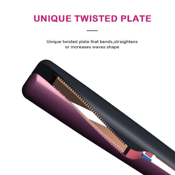 twisted plate straighteners