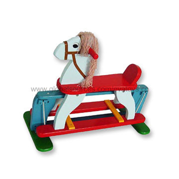 wooden ride on horse