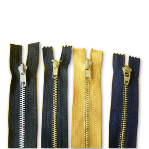 Buy Wholesale Taiwan Brass And Aluminum Zipper With Difference Slider ...