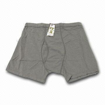 Boxer masculino, feito de fio de carvão de bambu, spandex e algodão - Roupa interior masculina de alta qualidade no atacado for sale at factory direct price