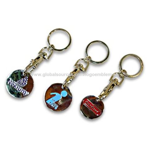 Buy Wholesale China Coin Key Chain & Trolley Coin Keychain Key Chain ...