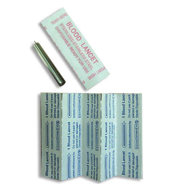 Lancettes de Prélèvement Sanguin en Acier Inoxydable avec Stérilisation par Rayonnement Gamma for sale at factory direct price
