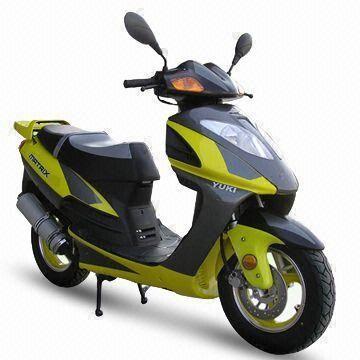 EEC & COC-approved 50cc Scooter with 2-stroke, Air Cooled, Spark ...