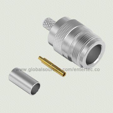 5 Connettori Coassiali BNC Femmina A Crimpare Per Cavi RG-58, RG-141, LMR-195 – Taiwan