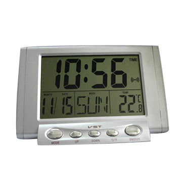 Buy China Wholesale Lcd Big Calendar Clock With Alarm Function ...