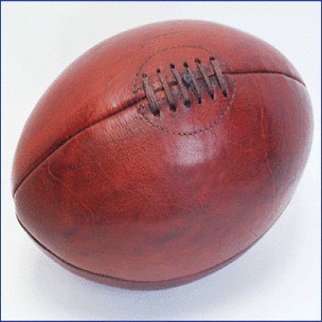 Rugby Training Ball - PU Leather Vintage Style Football For Practice & Competition