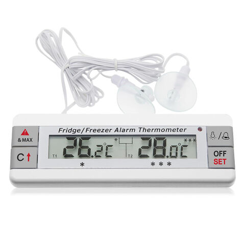 Termómetro de Alarma para Frigorífico/Congelador HACCP AMT-113 - Instrumento de Temperatura para Monitoreo y Alerta