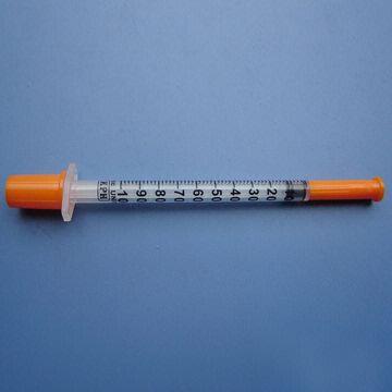 Buy Wholesale China Insulin Syringe, 1ml, With Two Caps & Insulin ...