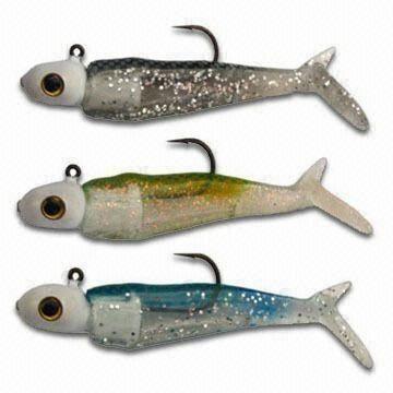 Buy Wholesale China Soft Laser Lures With Jig Head, Available In Black ...