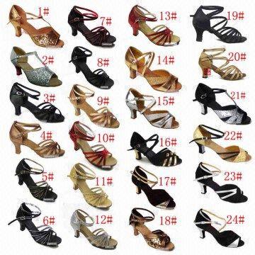50 Shades Black Ballroom Salsa Latin Dance Shoes for Women