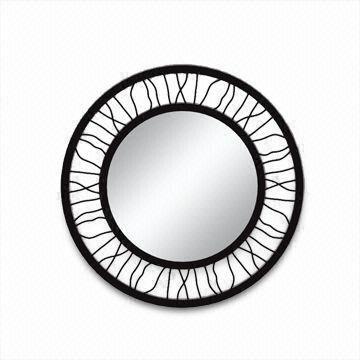 China Round Metal Framed Mirror Various Colors And Sizes Are China Round Metal Framed Mirror