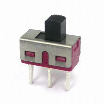 Mini Interruptor Deslizante hasta 6A, 120V AC, Uso Instrumental, Montaje en Panel, PCB y Terminales de Soldadura for sale at factory direct price