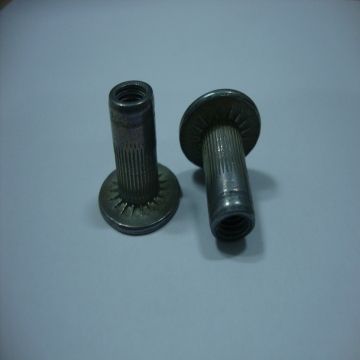 Buy Wholesale China M6 Flat Knurled Head Knurled Body Rivet Nut Open ...