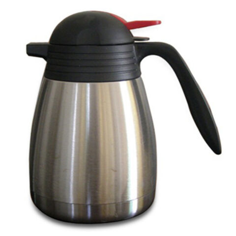 Panci Kopi dengan Pegangan Atas Hitam dan Tutup Tombol Tekan, Tersedia dalam Berbagai Kapasitas - Ideal untuk Hotel dan Kantor for sale at factory direct price
