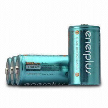 Buy Wholesale China D-sized Nimh Rechargeable Batteries With 9,000mah High  Capacity And 1.2v Voltage & Nimh Batteries