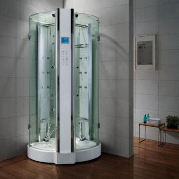 Cabine De Douche à Vapeur AcquaVapore D58-50M2 90x90 Cm, Sauna, LED, Musique, Neuve