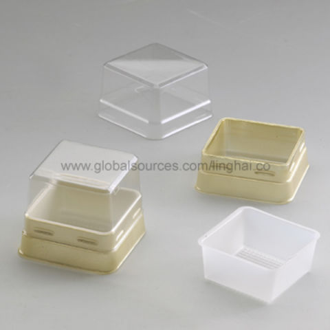Contenant à Gâteau Thermoformé Sous Vide, Fabriqué en PET, Disponible en Différentes Tailles, Conceptions Personnalisées Bienvenues for sale at factory direct price