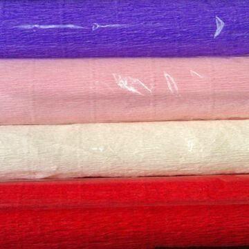 Buy Wholesale China Crepe Paper, Made Of Wood Pulp, Available In