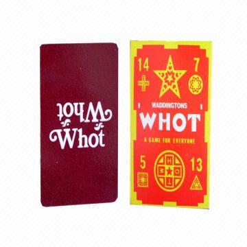 Buy Wholesale China 57*87mm Paper Playing Cards-whot & 57*87mm Paper ...
