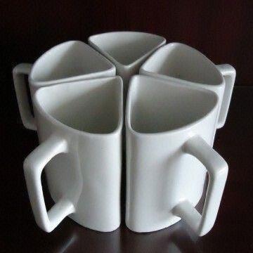 Buy China Wholesale Abnormity Cup,triangle Mug,set Mug,coffee Mug
