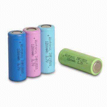 Baterías de Litio 18650 1.200mAh.