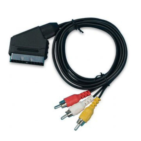 Cable SCART a 3 RCA, Aceptamos Pedidos OEM, Longitudes Personalizadas Disponibles for sale at factory direct price
