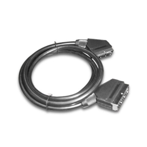 Cable SCART, 21 pines macho a macho, contactos dorados, conforme a la directiva RoHS. Conector Euroconector de alta calidad para transmisión de video y audio. for sale at factory direct price