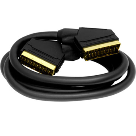 Cables SCART con certificación UL, CE y CB, Cumple con la directiva RoHS - Cables de conexión AV al por mayor for sale at factory direct price