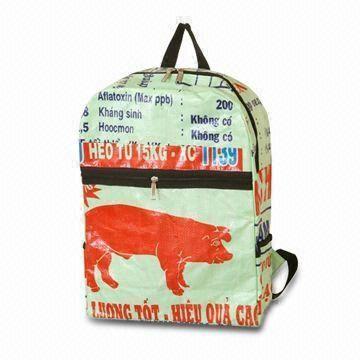 recycled plastic backpack