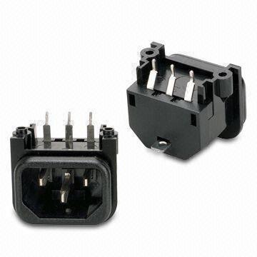 Iec C14 Inlet Connector With 15/10a Rating And 2,000v Ac/one Minute ...