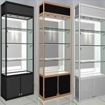 Glass Display Cabinets Made Of Acrylic Used As Shop Fitting And