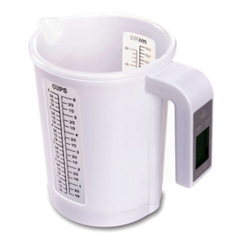 Kitchen Plastic Measuring Cup Digital Measuring Cup for Cooking - China Measuring  Cup, Kitchen Scale