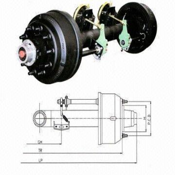 Bpw Axle Truck Axle Suspension Trailer And Truck Bpw Axle And Benz Axle ...