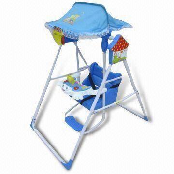 Blue Baby Swing With Canopy Made Of Steel And Plastic Buy China Wholesale Blue Baby Swing 10 Globalsources