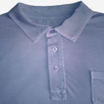 Pima Cotton Polo Top Grey main image 0