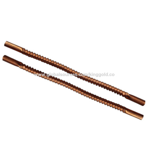 Tubos Espiralados de Cobre C1200, Acabamento de Limpeza, Componentes para Ar Condicionado