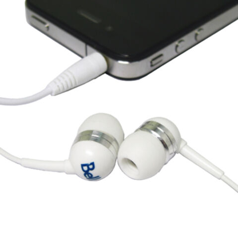 سماعات أذن ستيريو لأجهزة iPod Touch/iPad/iPhone/كمبيوتر، طلاء شعار مخصص، قابس Hi-End مقاس 3.5 مم for sale at factory direct price
