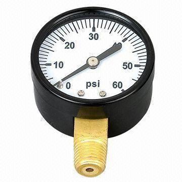 Natural gas pressure clearance gauge