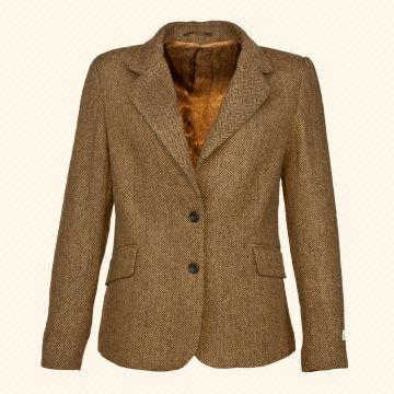 herringbone ladies blazer