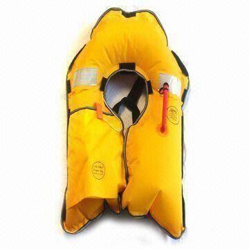 Buy Wholesale China Inflatable Marine Life Jacket In Yoke Style ...