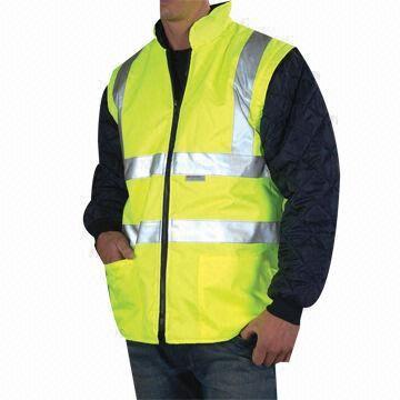 hi vis jacket removable sleeves