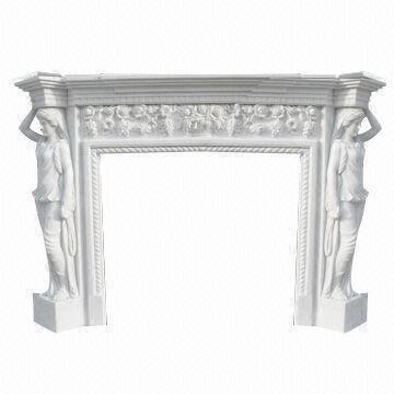 Fireplace Mantel Made Of Marble Sandstone And Travertine