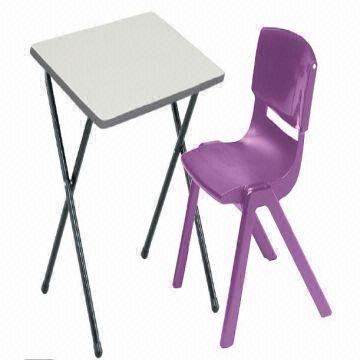 Folding exam discount desk and chair