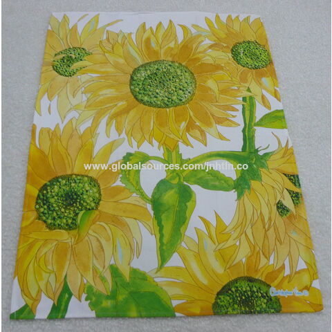 Sunflower Personalized Waffle Weave Microfiber Kitchen Towel