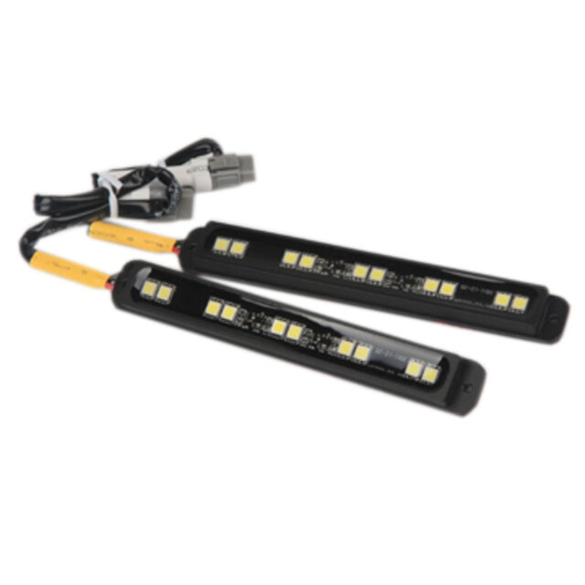12W LED Tagfahrleuchten zur einfachen Montage am Kühlergrill Ihres Autos