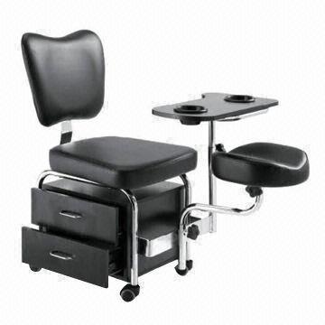 Manicure Tables And Pedicure Chairs Made Of Pvc Leather And Panel